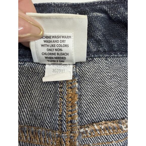 Old Navy Womens Juniors Skirt Size 1 Real Waist Stretch Denim Jean Skirt Y2K - Picture 5 of 9